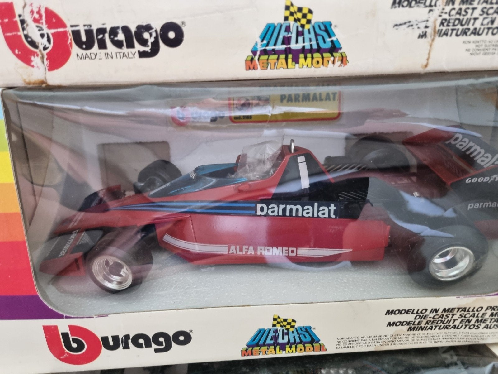 Bburago 1:14 F1 Alfa Romeo Parmalat, Ophalen, Zo goed als nieuw, Auto