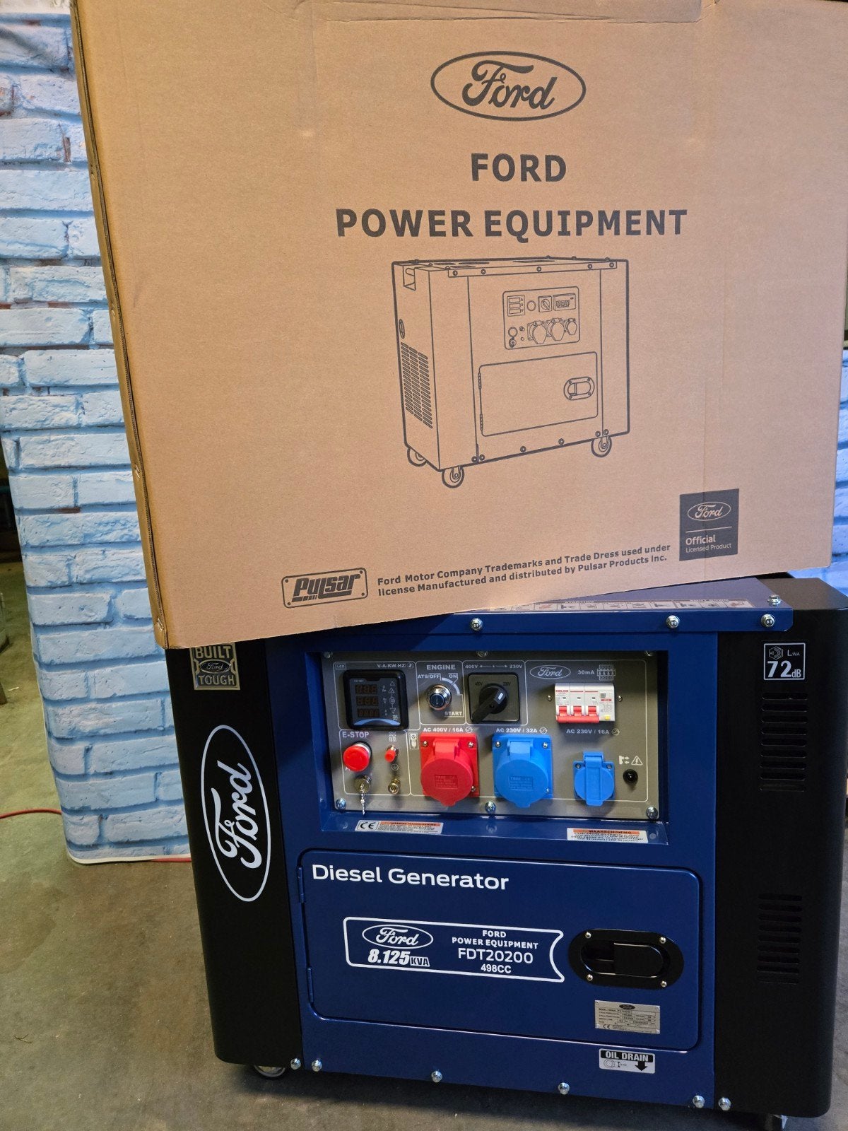 Ford Diesel Aggregaat generator - Nieuwste model 8.1kva, Ophalen of Verzenden, Nieuw