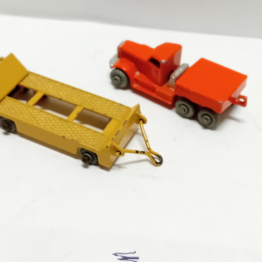 LESNEY TRUCK MET AANHANGWAGEN, Verzenden, Zo goed als nieuw, Auto