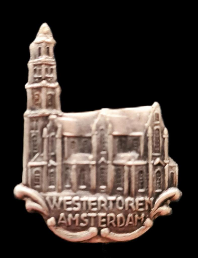 Amsterdam- Westertoren speld, Verzenden, Nieuw, Stad of Land, Speldje of Pin