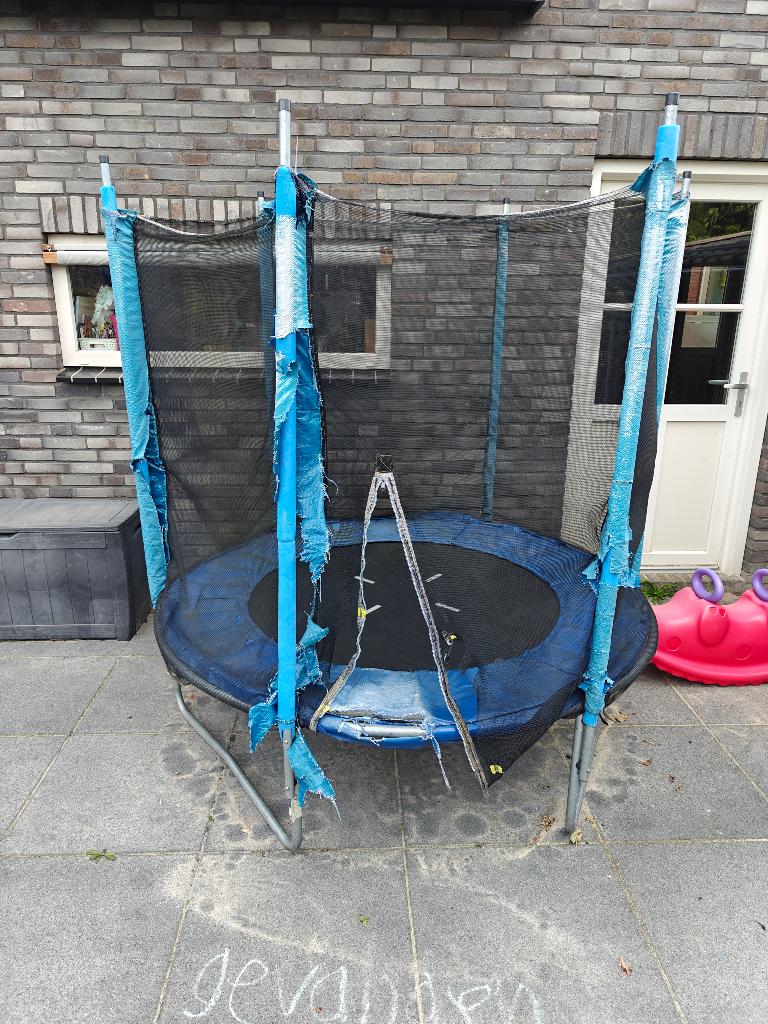 Trampoline 183cm, Kinderen en Baby's, Speelgoed | Buiten | Trampolines, Ophalen, Gebruikt