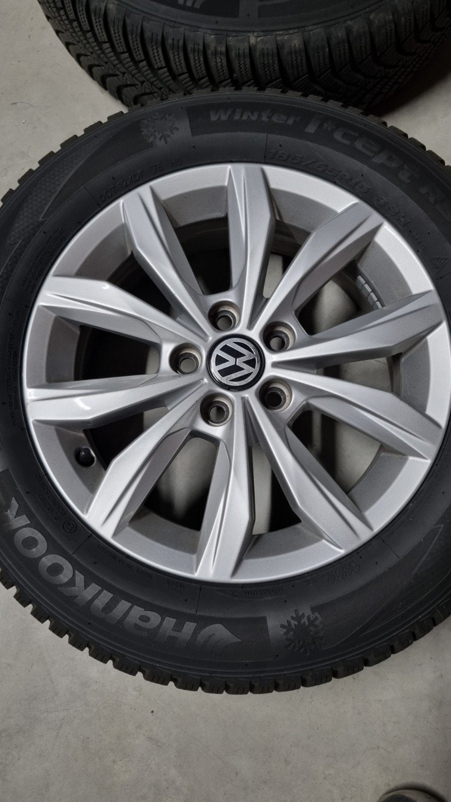winterwielen vw polo 5 x 100 15 inch, Auto-onderdelen, Ophalen, 15 inch, Banden en Velgen, Winterbanden