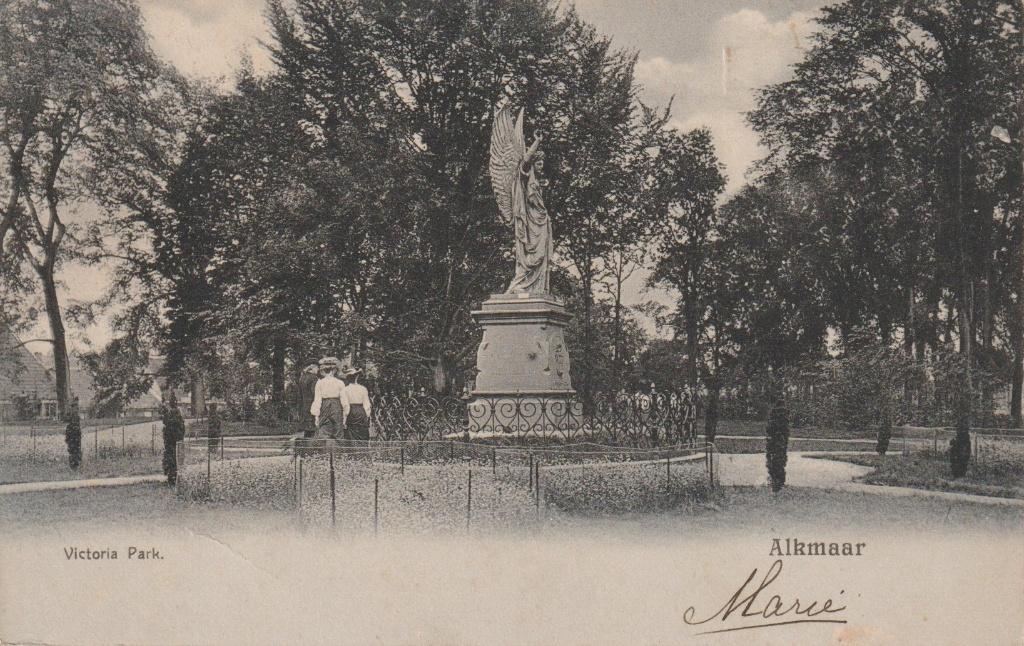 Alkmaar - Victoriapark, Verzenden, Voor 1920, Gelopen, Noord-Holland