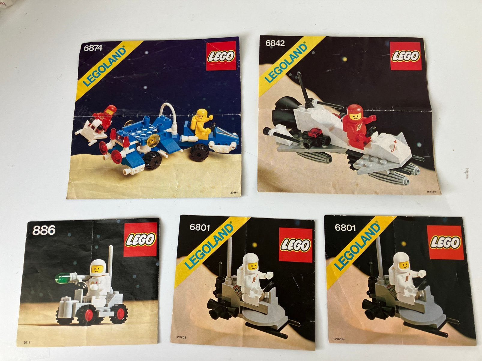 Lego Classic Space bouwbeschrijvingen, Kinderen en Baby's, Speelgoed | Duplo en Lego, Ophalen, Zo goed als nieuw