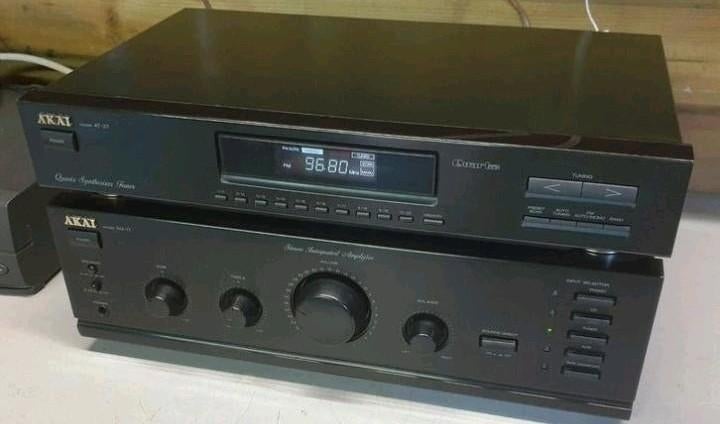 Akai am-17 versterker + tuner at-27, Ophalen of Verzenden, Akai