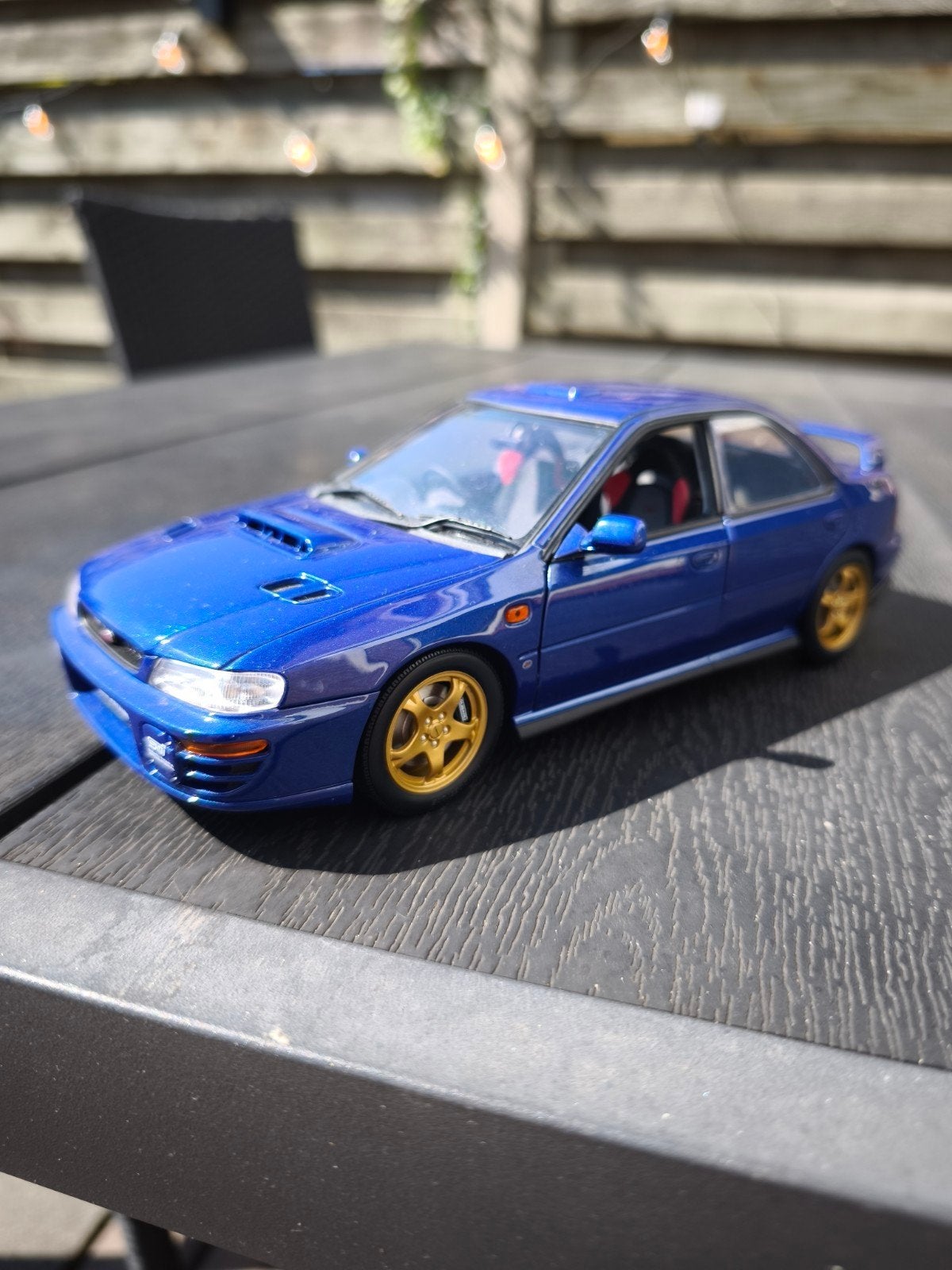 Autoart Subaru Impreza WRX/GTT 1:18 model in goede gebruikte, Ophalen of Verzenden, Gebruikt, Auto, Autoart