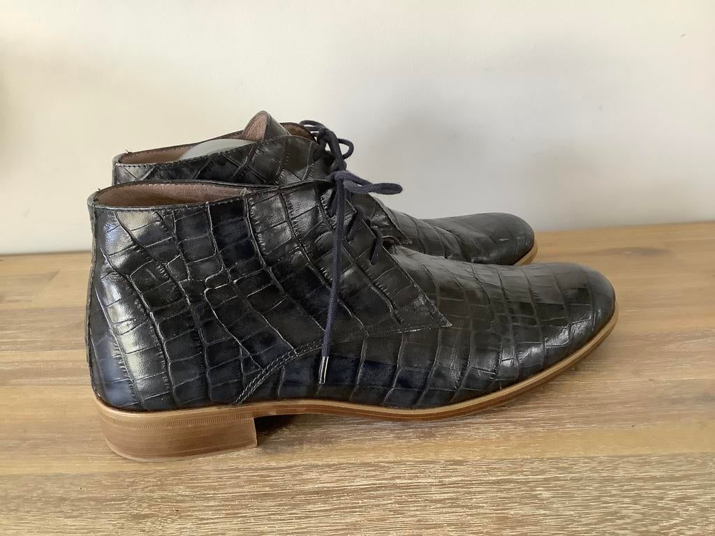 Paolo Bellini schoenen maat 41, Blauw, Ophalen of Verzenden, Zo goed als nieuw, Veterschoenen