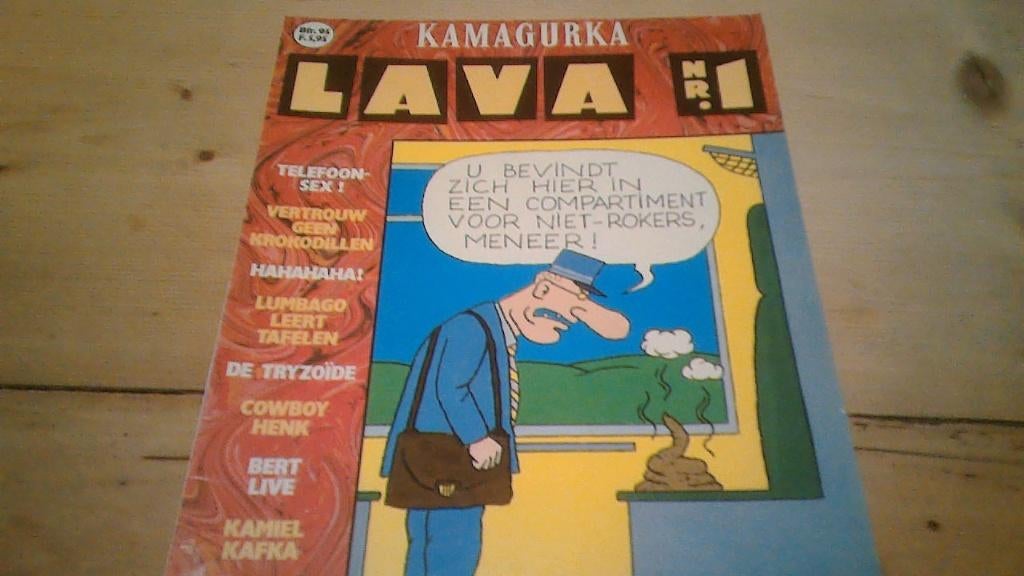 Kamagurka  Lava, Boeken, Eén stripboek, Verzenden, Zo goed als nieuw