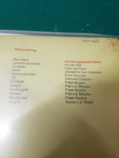 lp tyl uilenspiegel, Ophalen of Verzenden