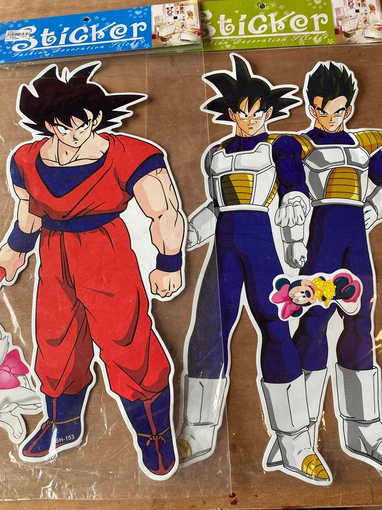 Dragonball Z Stickers - Groot Formaat (ca. 40cm) - Vintage, Verzamelen, Stickers, Ophalen of Verzenden, Nieuw, Strip of Tekenfilm