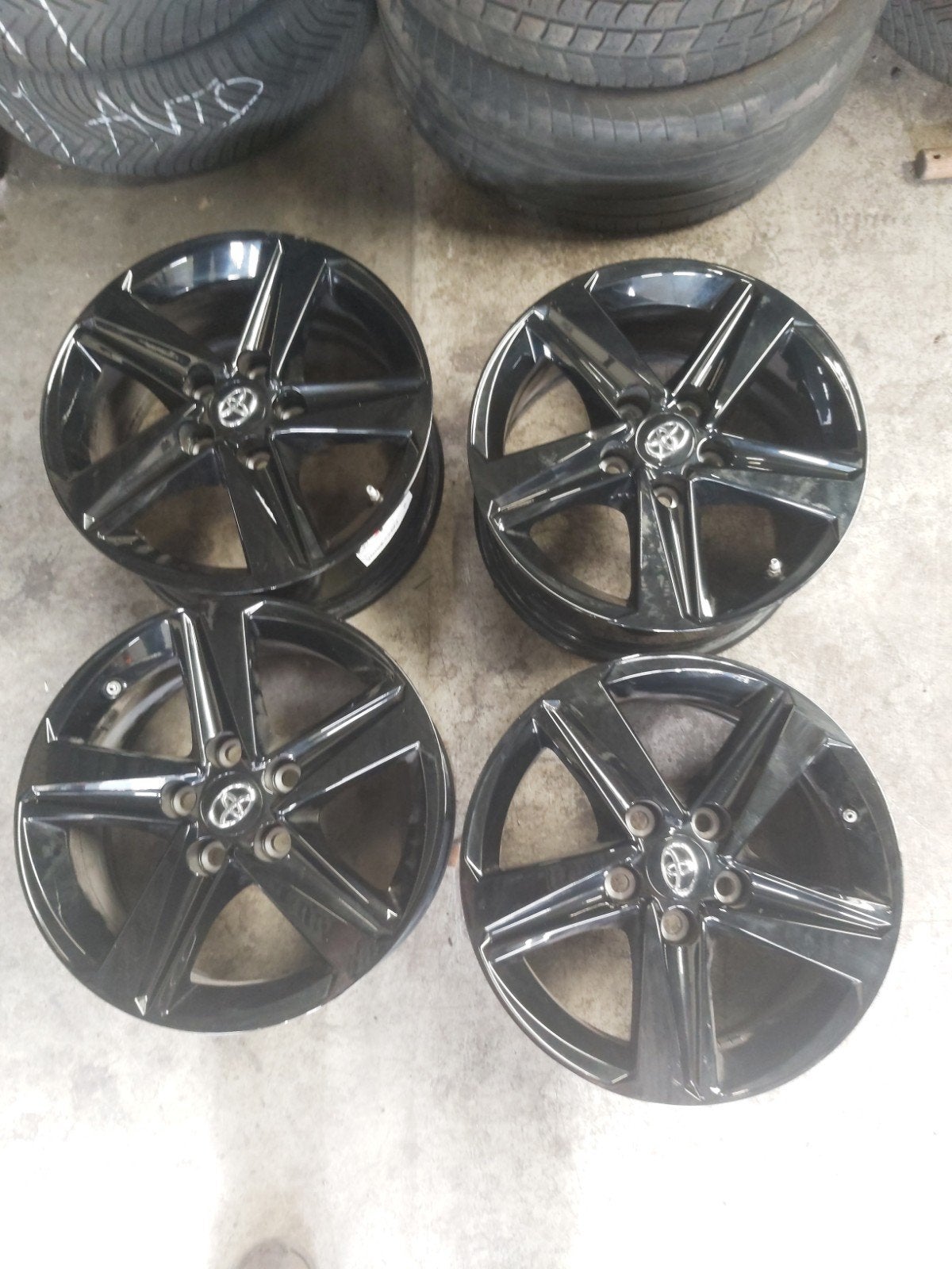 Toyota originele LM velgen 16" 5x114,3 TPMS zgan, Auto-onderdelen, Ophalen, 16 inch, Velg(en)