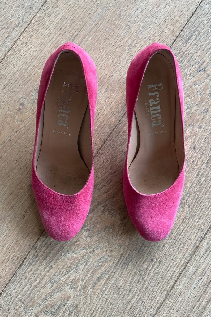 Roze pump, Pumps, Ophalen of Verzenden, Roze, Gedragen