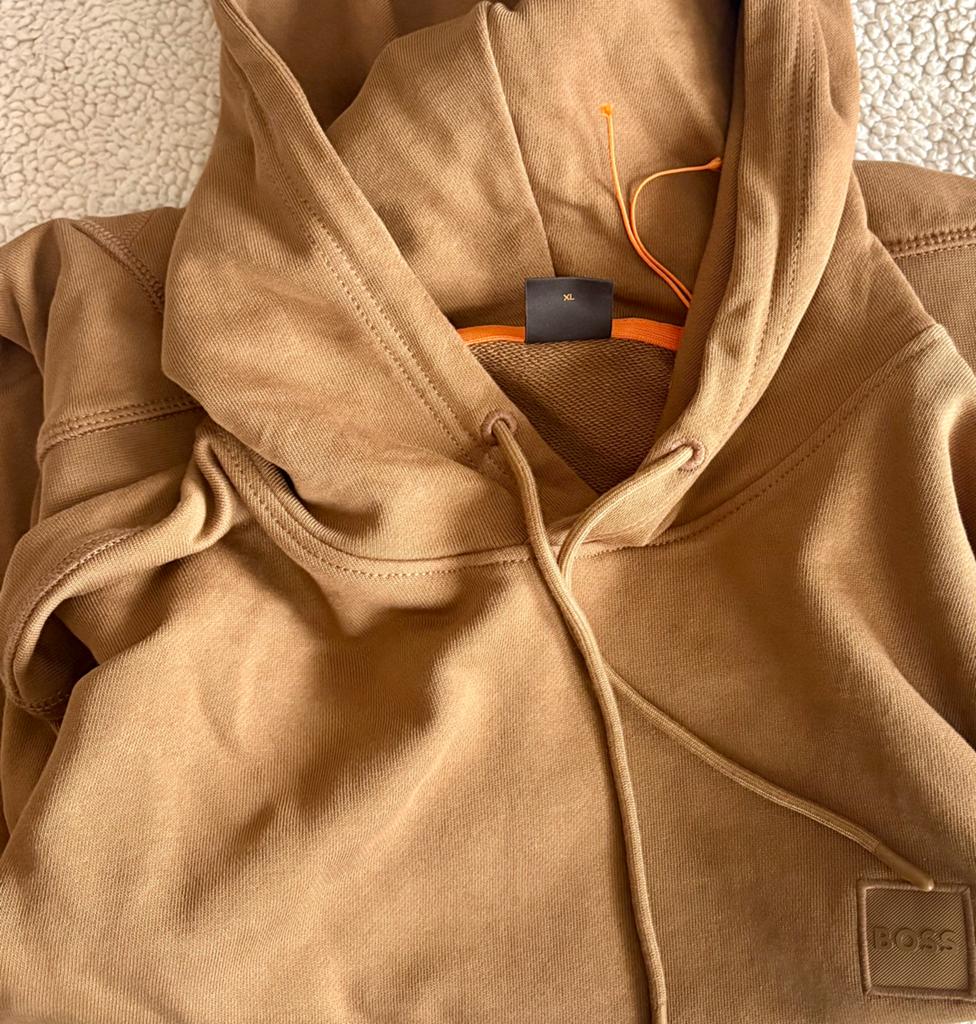 BOSS Wetalk trui/hoodie, beige, maat XL, Kleding | Heren, Overige Herenkleding, Ophalen of Verzenden, Nieuw