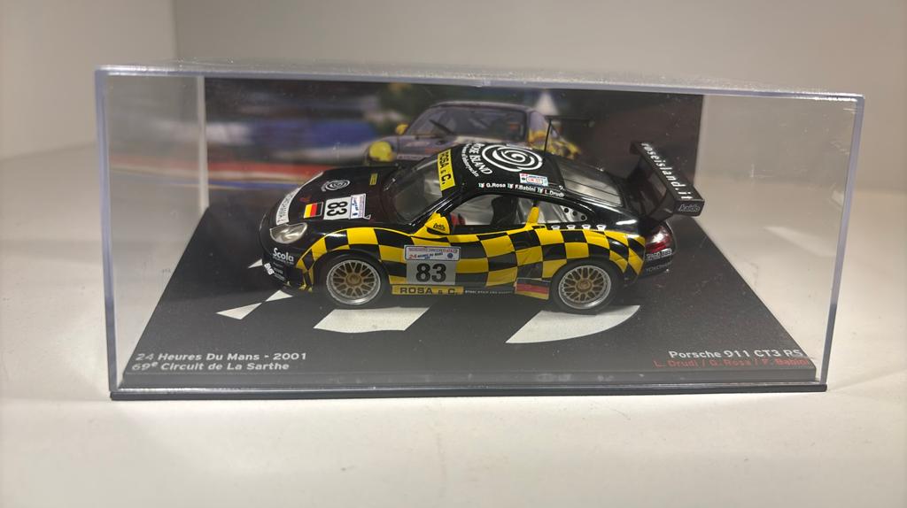 Porsche 911 gt3 rs 24h du mans atlas 1.43, Hobby en Vrije tijd, Modelauto's | 1:43, Overige merken, Auto, Ophalen of Verzenden