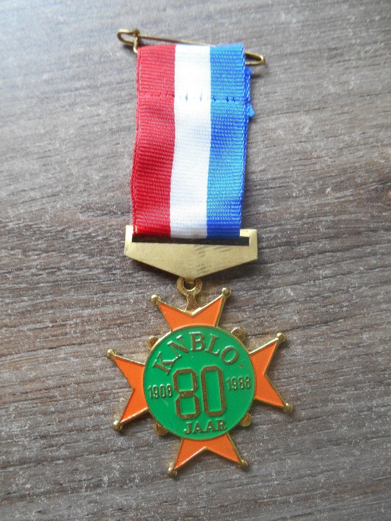 Medaille KNBLO 80 jaar 1908 - 1988 Vierdaagse Marsleider, Ophalen of Verzenden, Overige materialen, Nederland