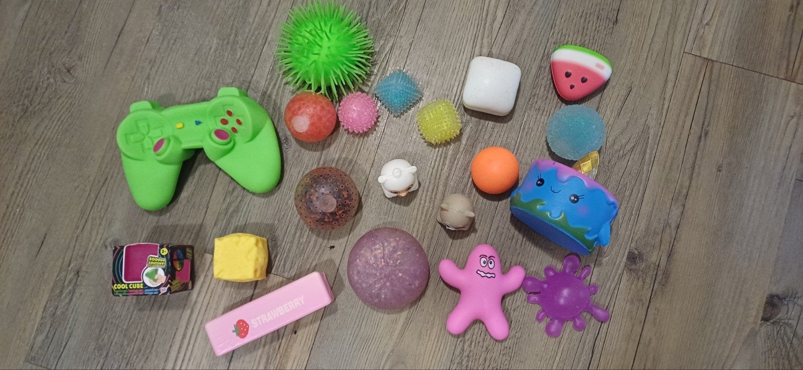 Grote collectie fidget toys en stressballen, Ophalen of Verzenden, Gebruikt, Jongen of Meisje