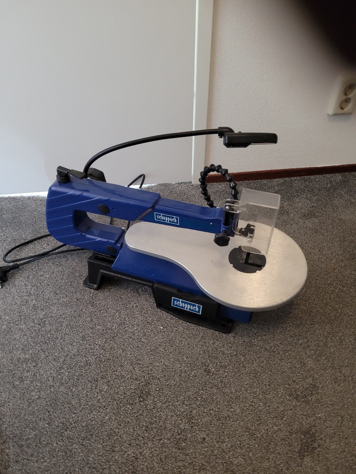 Scheppach Elektr. figuurzaag - Zo goed als nieuw, Doe-het-zelf en Verbouw, Gereedschap | Zaagmachines, Ophalen, Zo goed als nieuw
