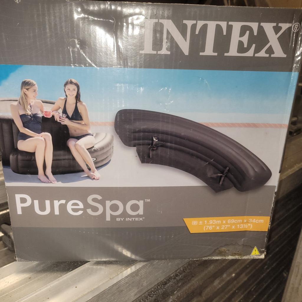 Intex PureSpa Opblaasbare Spa Bank / Zitbank, Tuin en Terras, Zwembad-toebehoren, Nieuw, Ophalen of Verzenden
