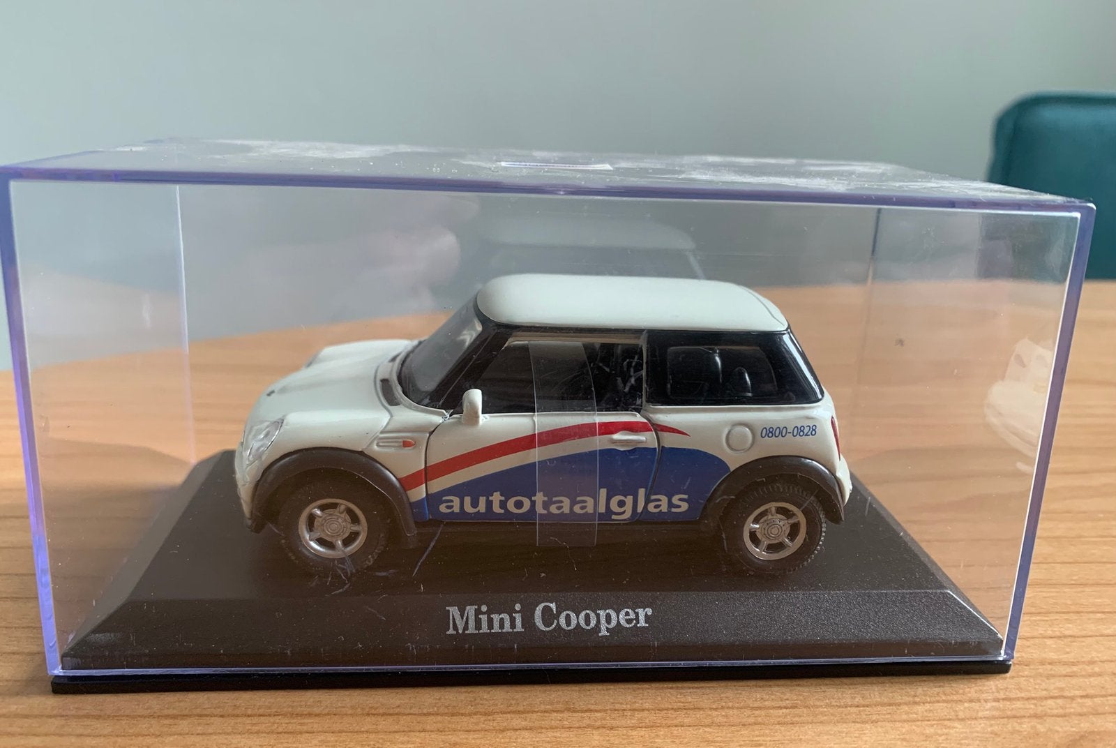 Nieuwe witte Welly Mini Cooper modelauto voor autotaalglas, Ophalen of Verzenden, Nieuw, Auto, Overige merken