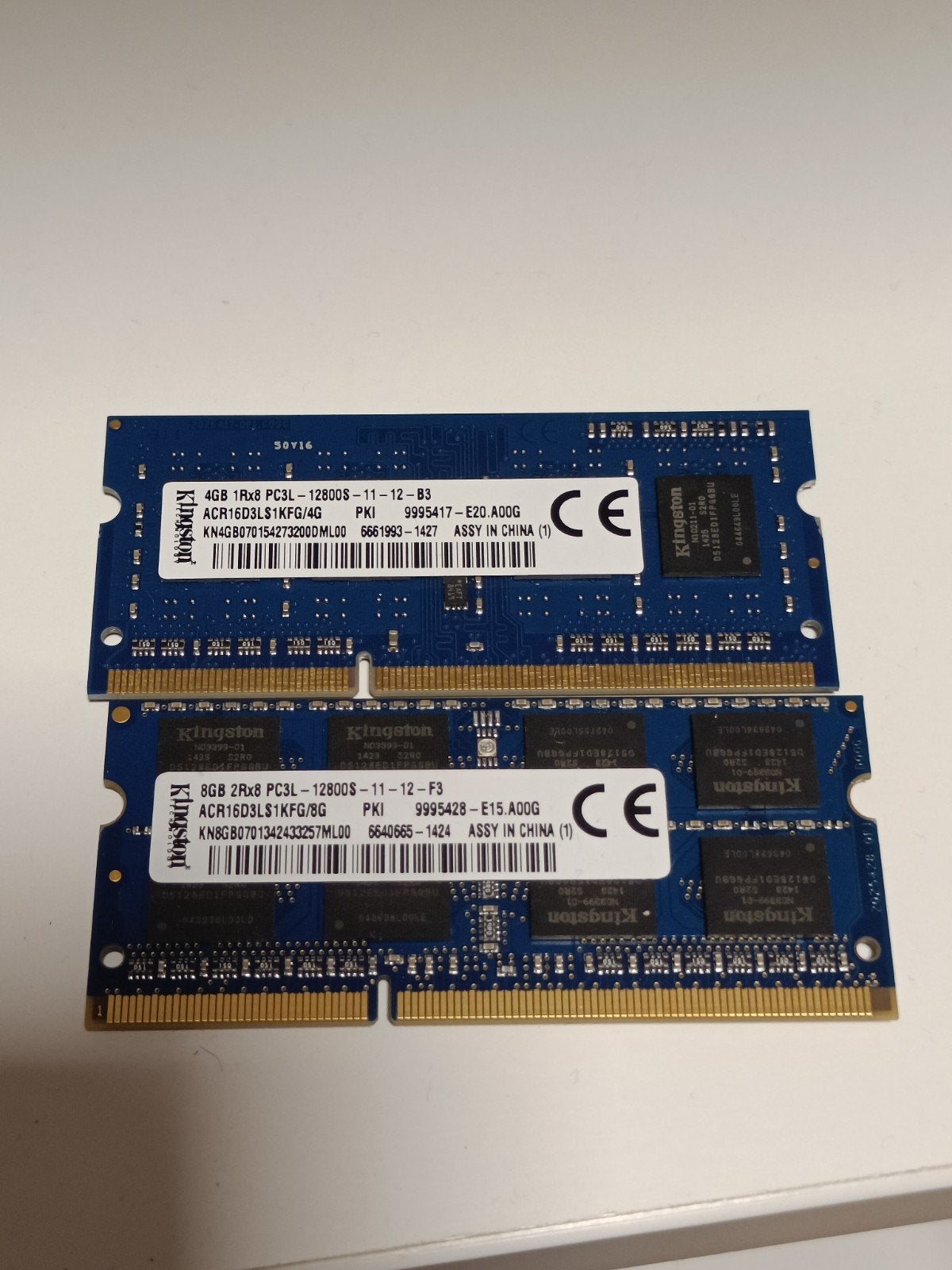 Kingston DDR3 Laptop Geheugen 1x8GB en 1x4GB RAM, Gebruikt, 8 GB, DDR3, Ophalen of Verzenden
