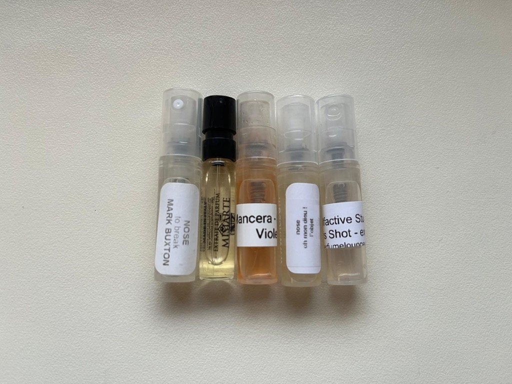 Niche parfum samples proefjes, Verzenden, Gebruikt
