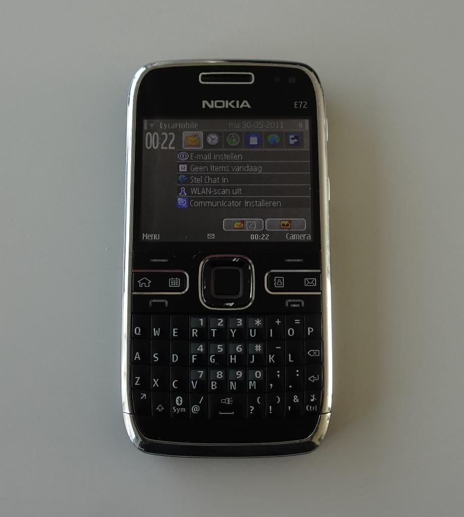 Nokia E72 Smartphone, Telecommunicatie, Mobiele telefoons | Nokia, Ophalen, Zo goed als nieuw, Zwart