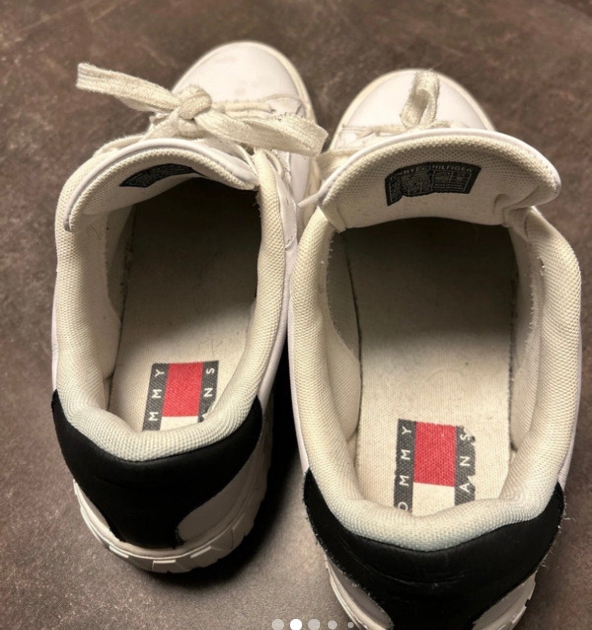 Tommy Hilfiger Heren Sneakers Wit Maat 41, Wit, Ophalen of Verzenden, Sneakers of Gympen, Gedragen