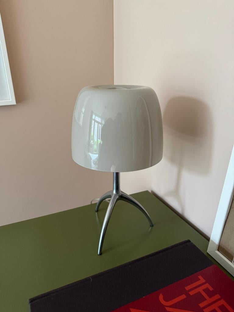 Foscarini Lumière Piccola tafellamp, Ophalen, Zo goed als nieuw, Glas, Minder dan 50 cm