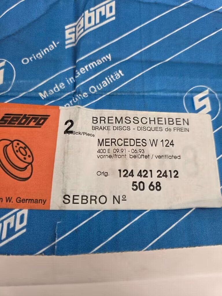 Set Sebro Remschijven Mercedes, Sebro, ., Mercedes-Benz, Nieuw
