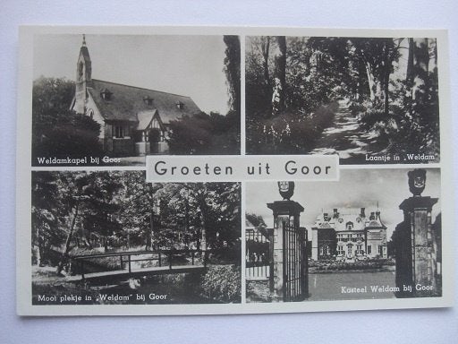 Q06 Groeten uit Goor - 1957, Verzamelen, Verzenden, 1940 tot 1960, Ongelopen, Overijssel