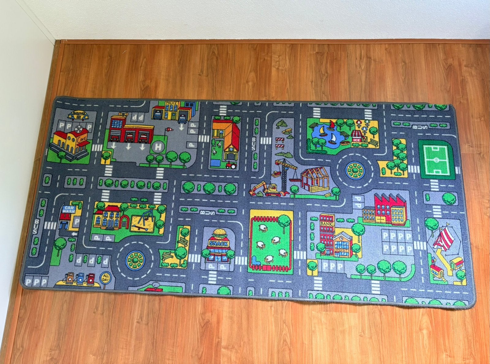 Mooi groot speelkleed voot auto’s, Kinderen en Baby's, Ophalen, Gebruikt