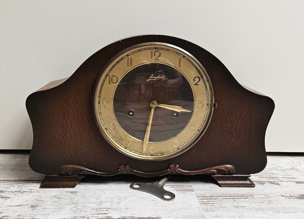 Junghans Schouwklok, Antiek en Kunst, Antiek | Klokken, Ophalen