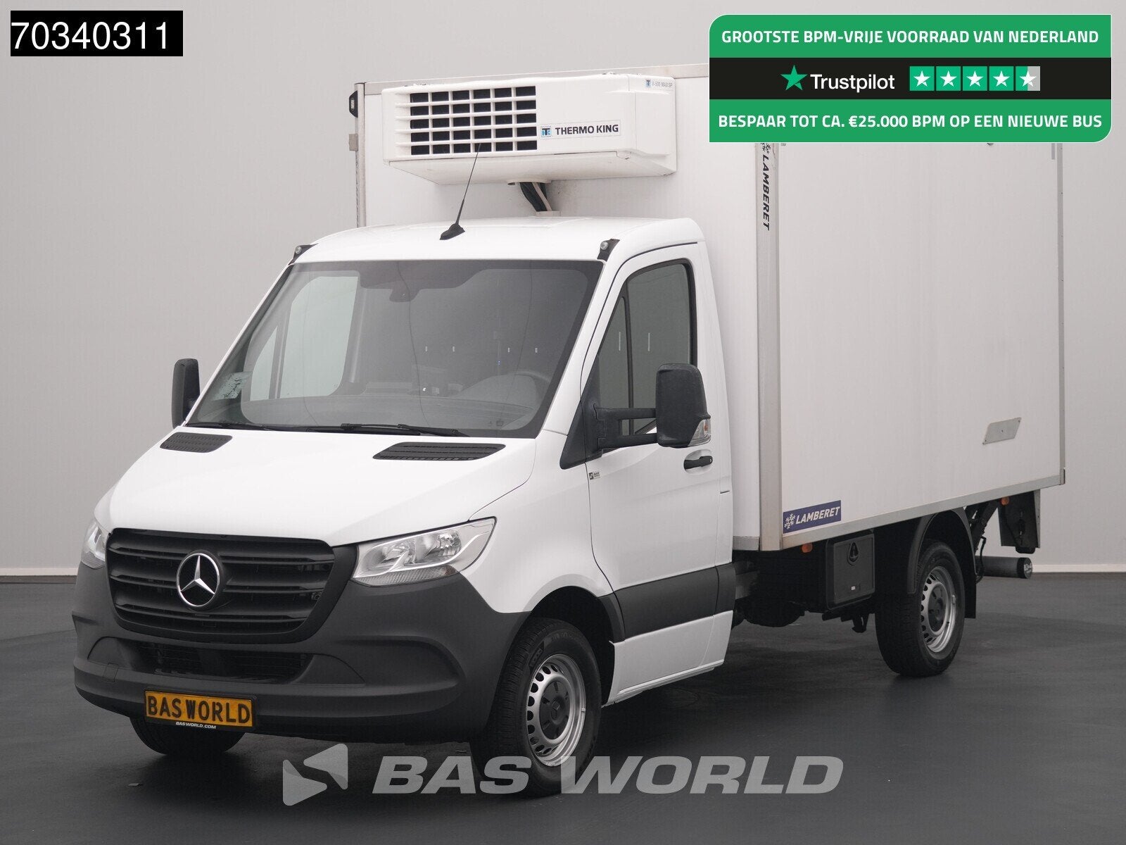 Mercedes Sprinter 317 CDI Automaat Koel/Vrieswagen Laadklep, Auto's, Automaat, Stof, Gebruikt, Euro 6