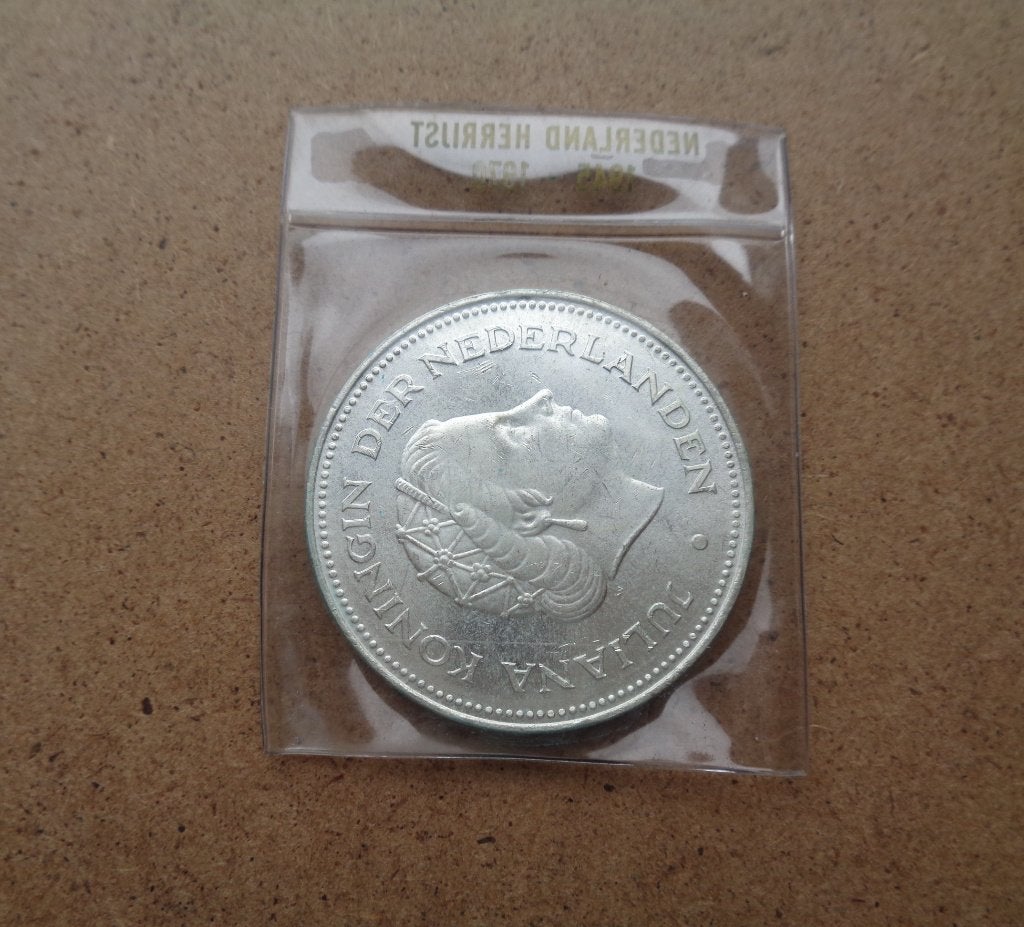 zilveren 10 gulden munt 25 gram [707], Postzegels en Munten, Verzenden, Koningin Beatrix, Zilver, Losse munt