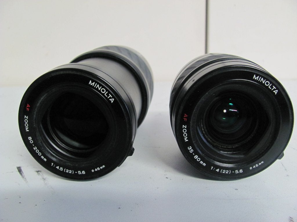 2 tal minolta/sony lenzen in goede staat, Ophalen of Verzenden, Zo goed als nieuw, Telelens, Zoom