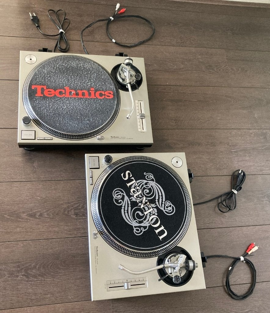 Set Technics SL-1200 MK2 platenspelers, Ophalen, Gebruikt, Pitch-regelaar, Platenspeler