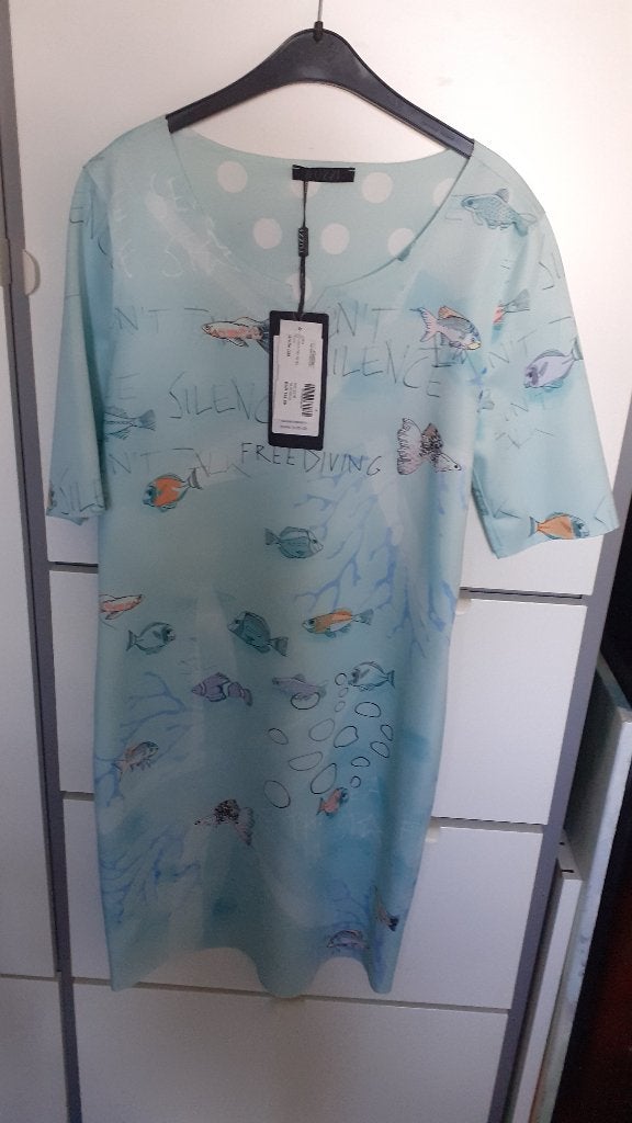 Tuzzi jurk, Nieuw, Maat 38/40 (M), Tuzzi, Blauw, Nieuw