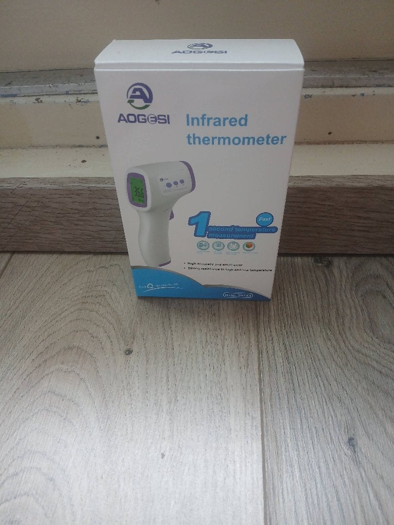 Aogesi infrarood koortsthermometer – nieuw in doos – 1 sec, Ophalen of Verzenden, Nieuw, Overige typen