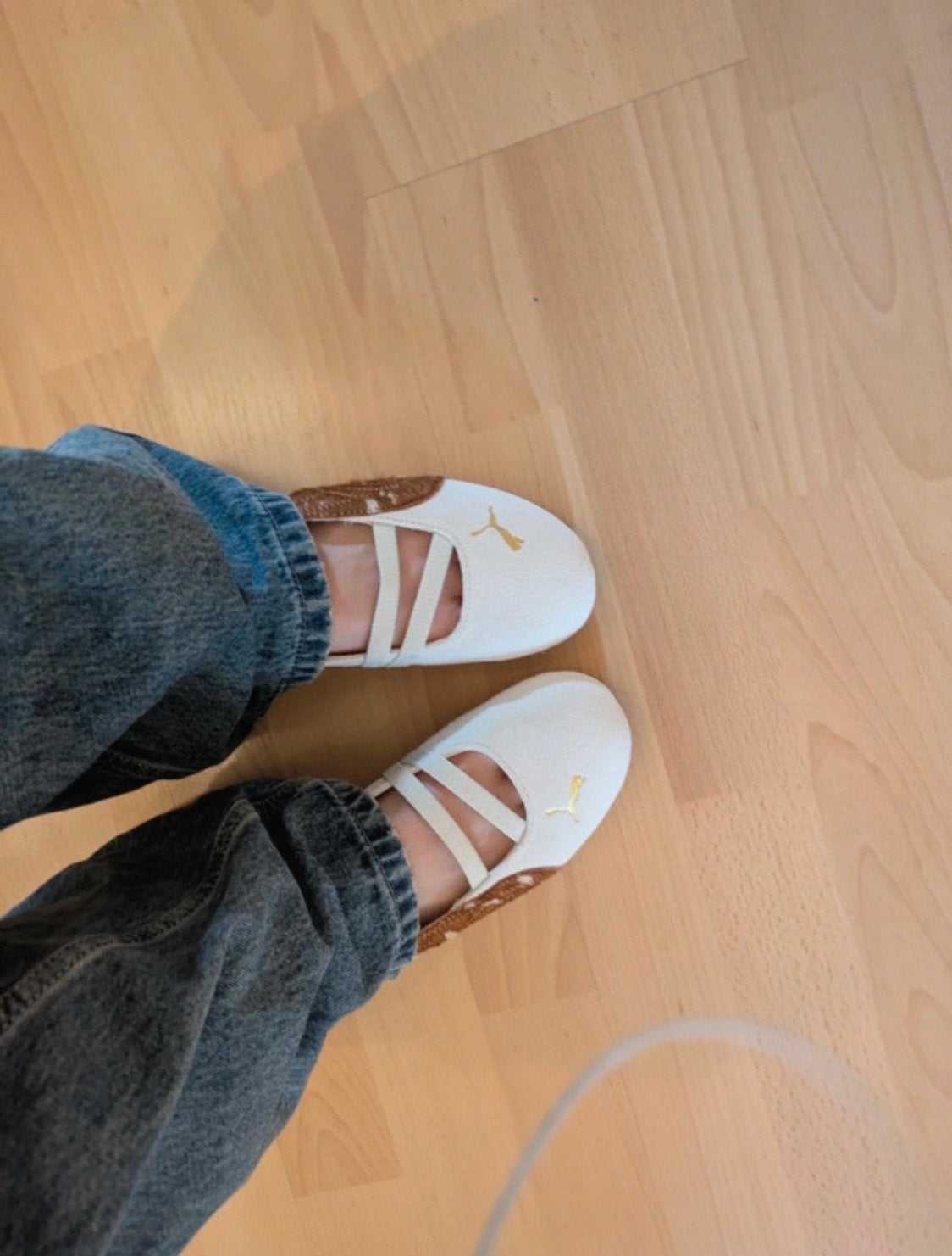 Puma Ballerina's - Maat 38 - Zo goed als nieuw, Ophalen of Verzenden, Zo goed als nieuw, Wit, Ballerina's