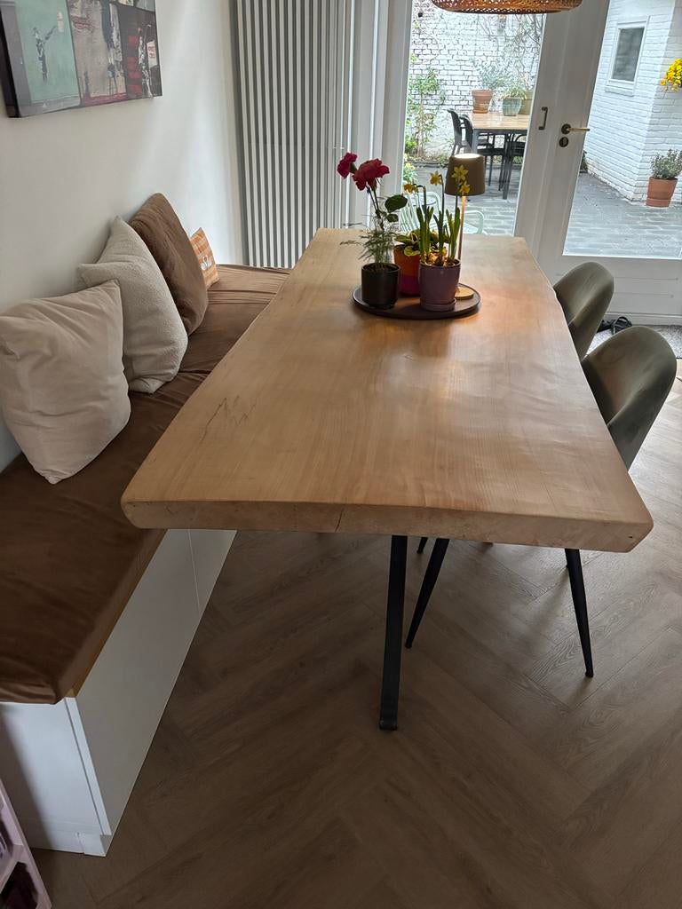 DIY IKEA eettafelbank Stuva, Ophalen, Gebruikt, Rechthoekig, 200 cm of meer