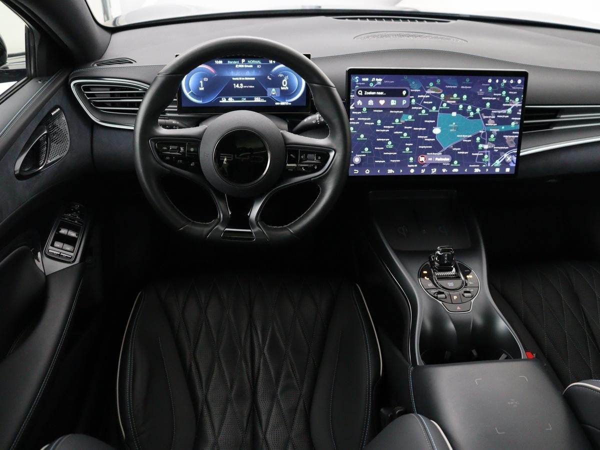 BYD SEAL Design RWD 82.5 kW | SOH 95,9% | Panoramadak | Stoe, Auto's, BYD, Automaat, Achterwielaandrijving, Gebruikt, Zwart