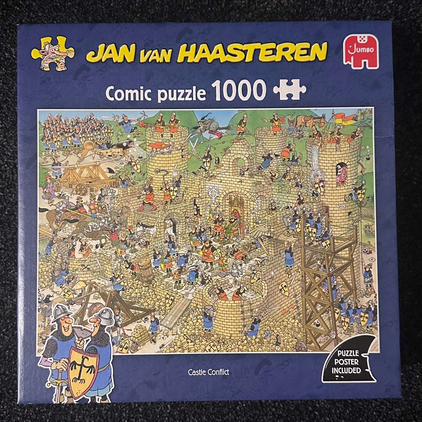 Jan van Haasteren puzzel CASTLE CONFLICT 1000 stukjes