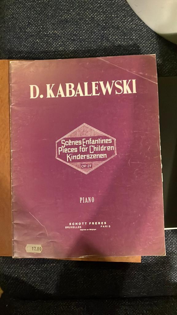 D. Kabalewski - Scènes Enfantines / Kinderszenen - Piano, Gebruikt, Klassiek, Ophalen of Verzenden, Artiest of Componist