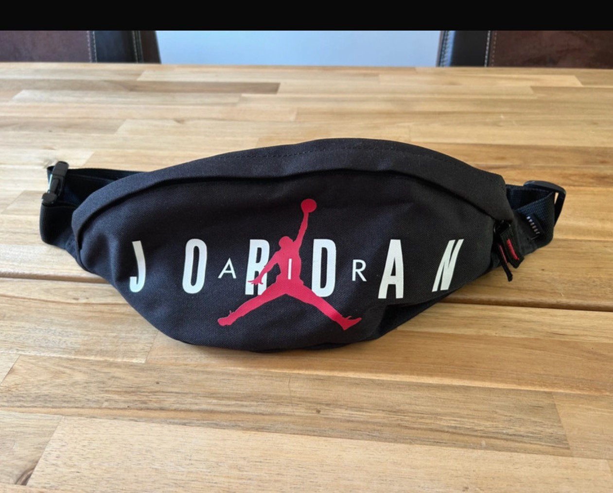 Nike Air Jordan heuptas / crossbody tas, Verzenden, Zo goed als nieuw, Zwart
