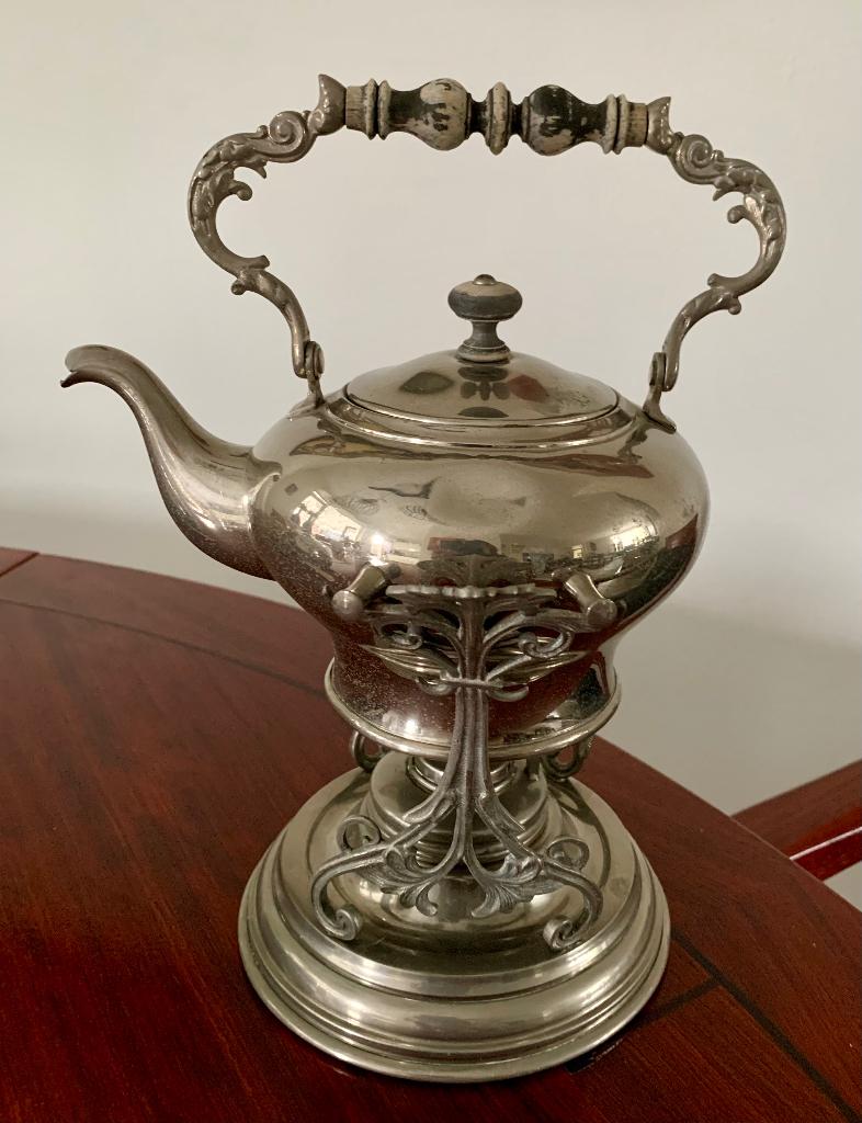 Biedermeier, oude theepot, Antiek en Kunst, Antiek | Servies los, Ophalen