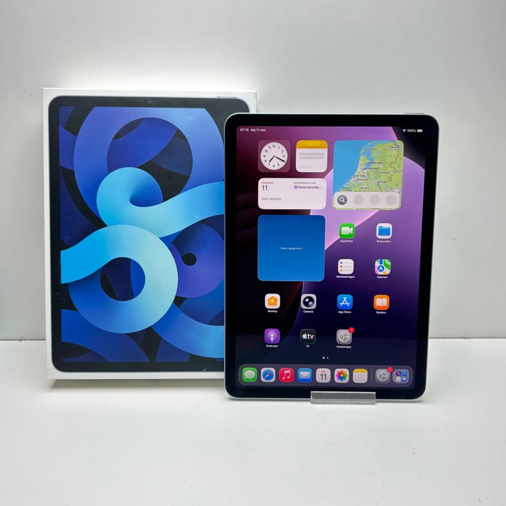 Apple iPad Air 2020 64GB WiFi Sky Blue, Apple, Zo goed als nieuw, Support@apple.com, One Apple Park Way
Cupertino, CA 95014
United States