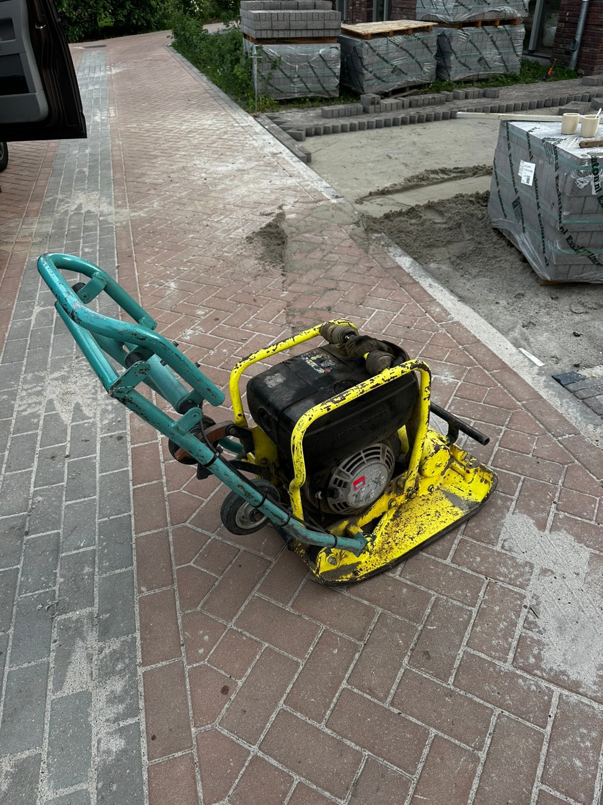 Ammann trilplaat, Doe-het-zelf en Verbouw, Ophalen, Gebruikt