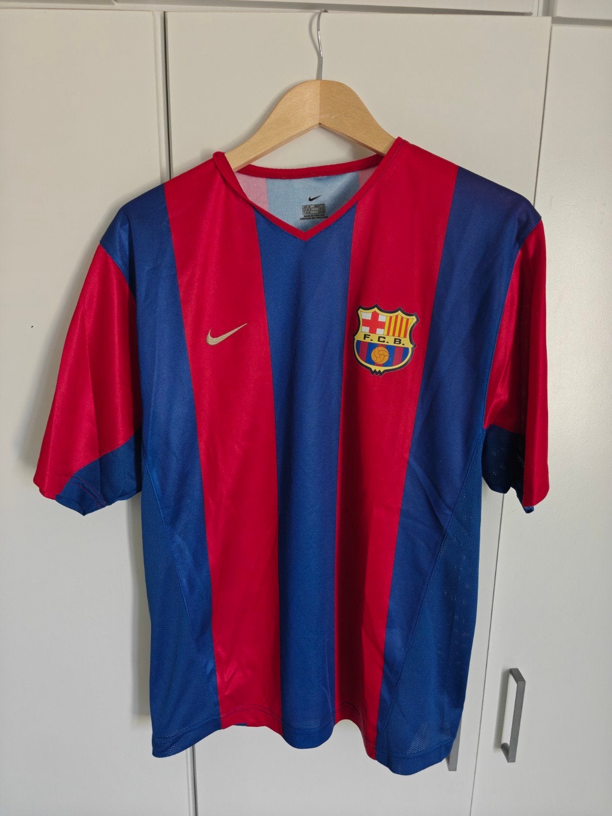 Origineel FC Barcelona 2002/2003 Thuisshirt - Nike - Maat M, Ophalen of Verzenden, Zo goed als nieuw, Buitenlandse clubs, Shirt