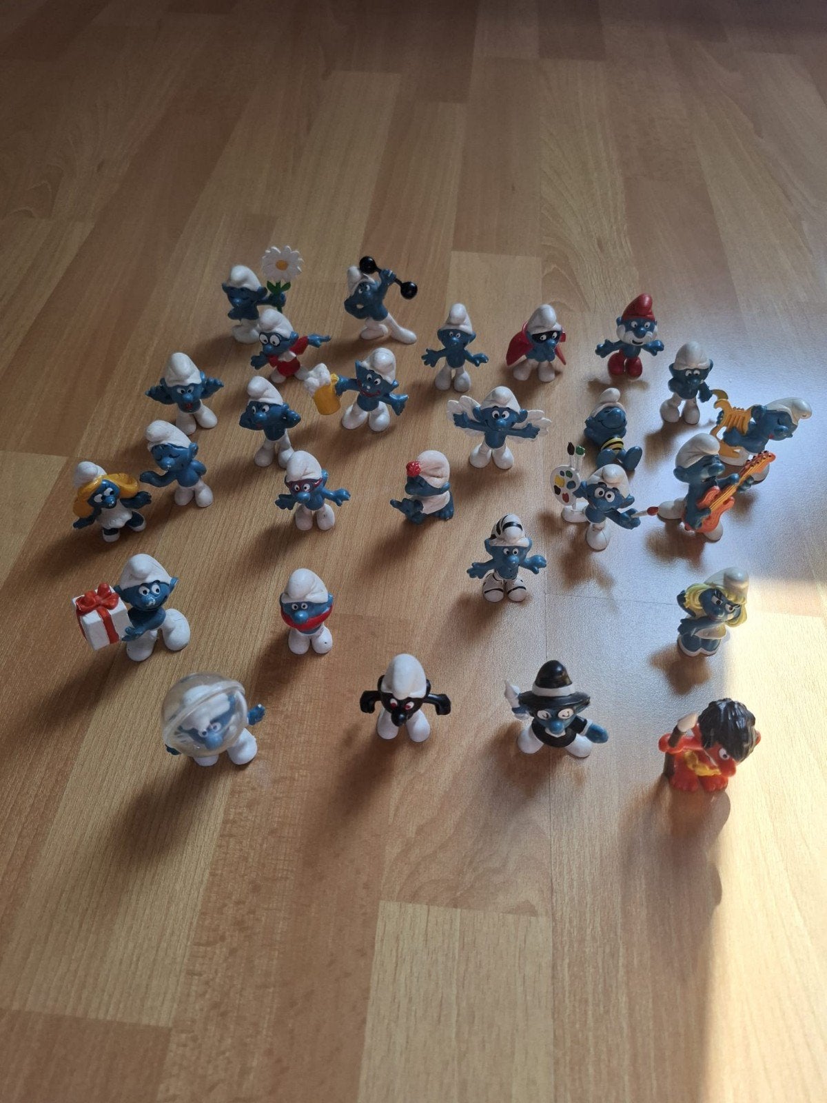vintage smurfen, Ophalen of Verzenden, Gebruikt, Verschillende Smurfen
