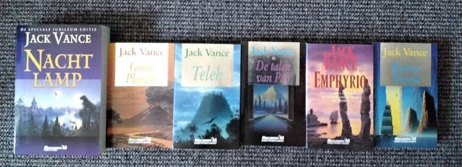 Jack Vance Boeken Collectie - 6 Sciencefiction Romans, Boeken, Ophalen of Verzenden, Gelezen